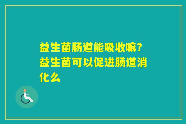 益生菌肠道能吸收嘛?益生菌可以促进肠道消化么 益生菌肠道能吸收嘛?益生菌可以促进肠道消化么