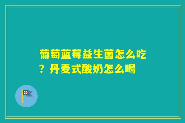 葡萄蓝莓益生菌怎么吃?丹麦式酸奶怎么喝 葡萄蓝莓益生菌怎么吃?丹麦式酸奶怎么喝