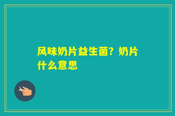 风味奶片益生菌？奶片什么意思