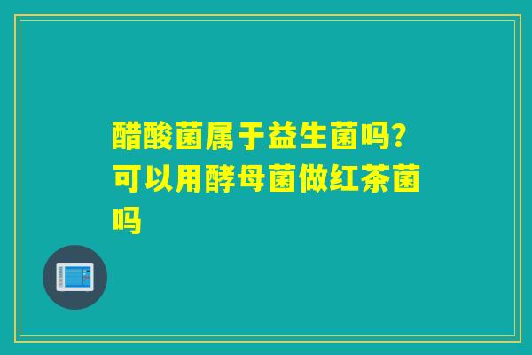 醋酸菌属于益生菌吗?可以用酵母菌做红茶菌吗 醋酸菌属于益生菌吗?可以用酵母菌做红茶菌吗