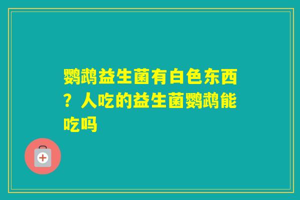 鹦鹉益生菌有白色东西？人吃的益生菌鹦鹉能吃吗