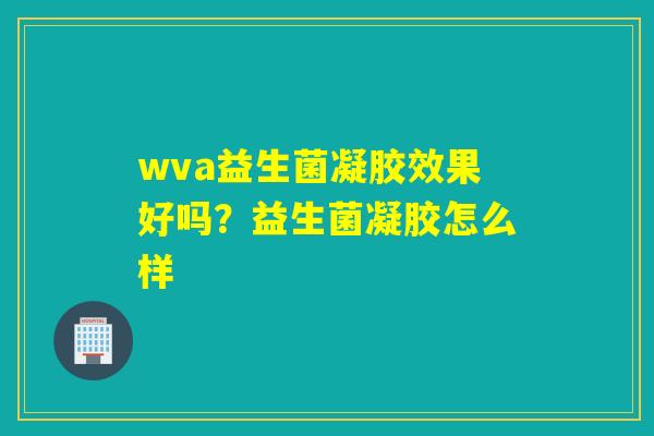 wva益生菌凝胶效果好吗？益生菌凝胶怎么样