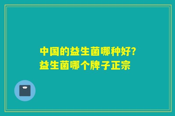 中国的益生菌哪种好？益生菌哪个牌子正宗