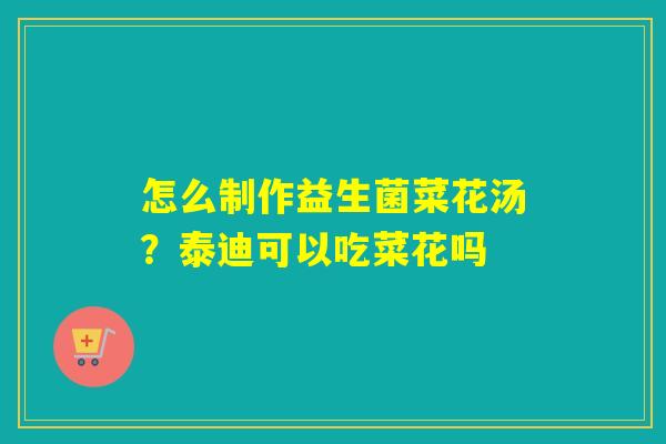 怎么制作益生菌菜花汤？泰迪可以吃菜花吗