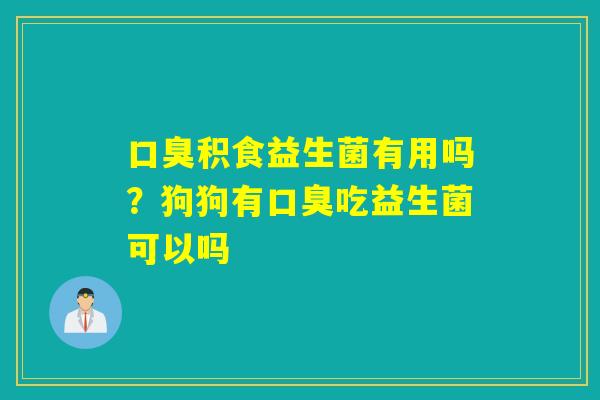 积食益生菌有用吗？狗狗有吃益生菌可以吗