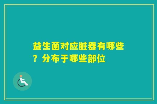 益生菌对应脏器有哪些？分布于哪些部位
