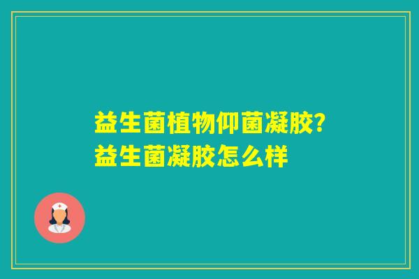 益生菌植物仰菌凝胶？益生菌凝胶怎么样