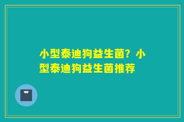 小型泰迪狗益生菌？小型泰迪狗益生菌推荐