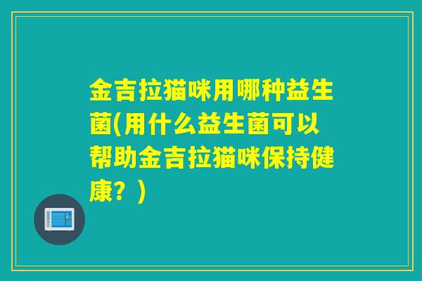 金吉拉猫咪用哪种益生菌(用什么益生菌可以帮助金吉拉猫咪保持健康?) 金吉拉猫咪用哪种益生菌(用什么益生菌可以帮助金吉拉猫咪保持健康?)