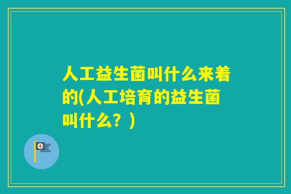 人工益生菌叫什么来着的(人工培育的益生菌叫什么？)
