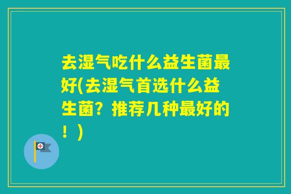 去湿气吃什么益生菌好(去湿气首选什么益生菌？推荐几种好的！)