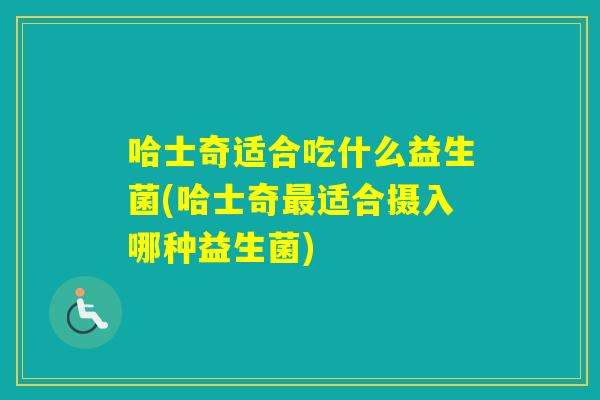 哈士奇适合吃什么益生菌(哈士奇适合摄入哪种益生菌) 哈士奇适合吃什么益生菌(哈士奇适合摄入哪种益生菌)
