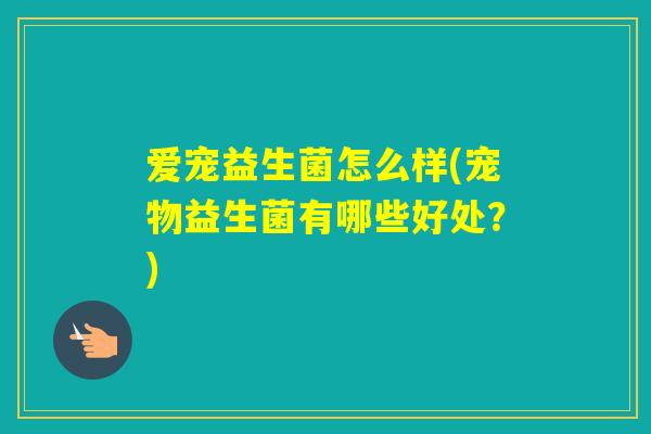 爱宠益生菌怎么样(宠物益生菌有哪些好处?) 爱宠益生菌怎么样(宠物益生菌有哪些好处?)