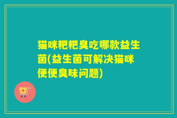 猫咪粑粑臭吃哪款益生菌(益生菌可解决猫咪便便臭味问题)