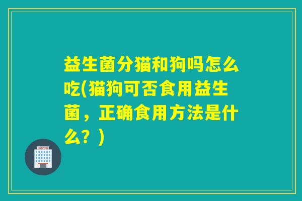 益生菌分猫和狗吗怎么吃(猫狗可否食用益生菌，正确食用方法是什么？)