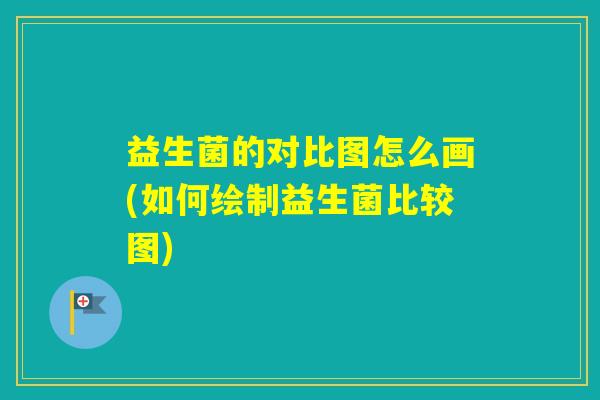益生菌的对比图怎么画(如何绘制益生菌比较图)