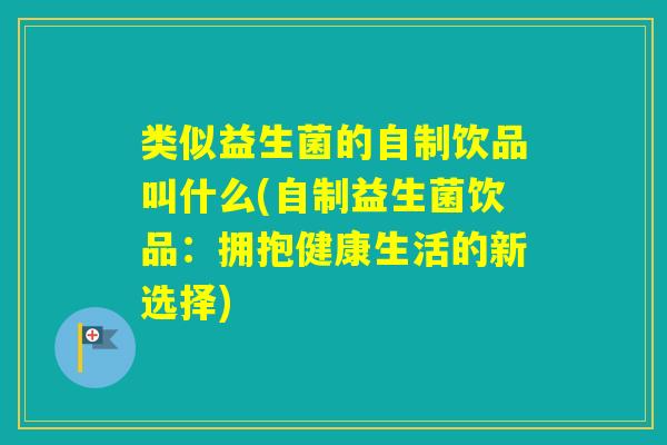 类似益生菌的自制饮品叫什么(自制益生菌饮品：拥抱健康生活的新选择)