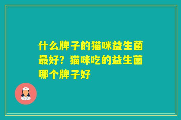 什么牌子的猫咪益生菌好?猫咪吃的益生菌哪个牌子好 什么牌子的猫咪益生菌好?猫咪吃的益生菌哪个牌子好