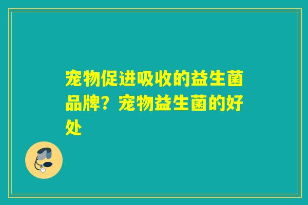 宠物促进吸收的益生菌品牌?宠物益生菌的好处 宠物促进吸收的益生菌品牌?宠物益生菌的好处