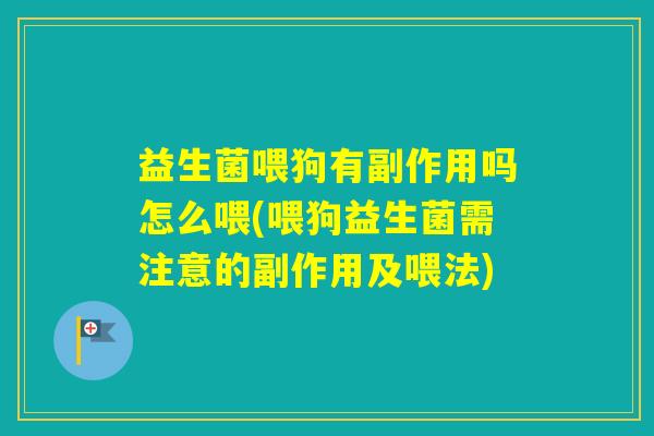 益生菌喂狗有副作用吗怎么喂(喂狗益生菌需注意的副作用及喂法)