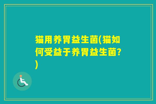 猫用养胃益生菌(猫如何受益于养胃益生菌？)