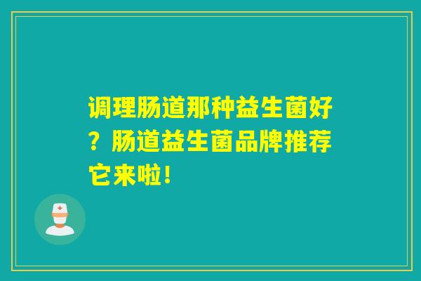 调理肠道那种益生菌好？肠道益生菌品牌推荐它来啦！