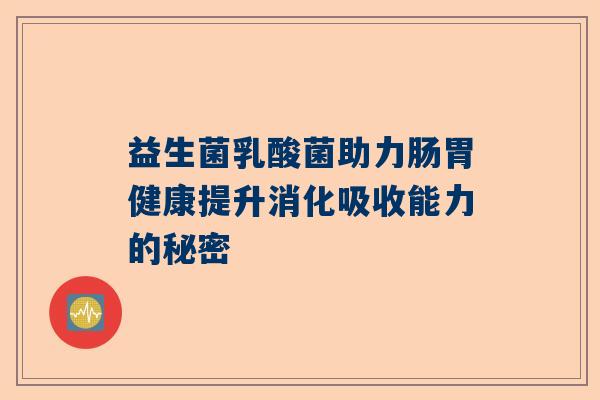 益生菌乳酸菌助力肠胃健康提升消化吸收能力的秘密