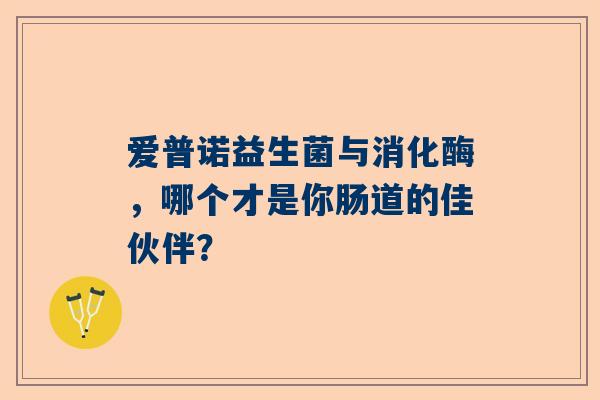 爱普诺益生菌与消化酶，哪个才是你肠道的佳伙伴？